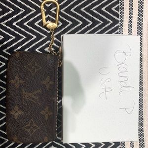 AUTHENTIC LV KEY POUCH
